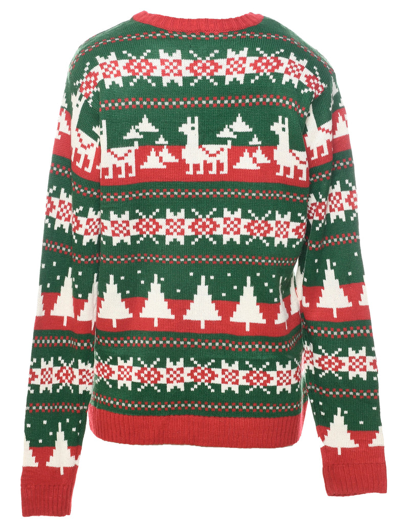 Santa Claus  Christmas Jumper - M