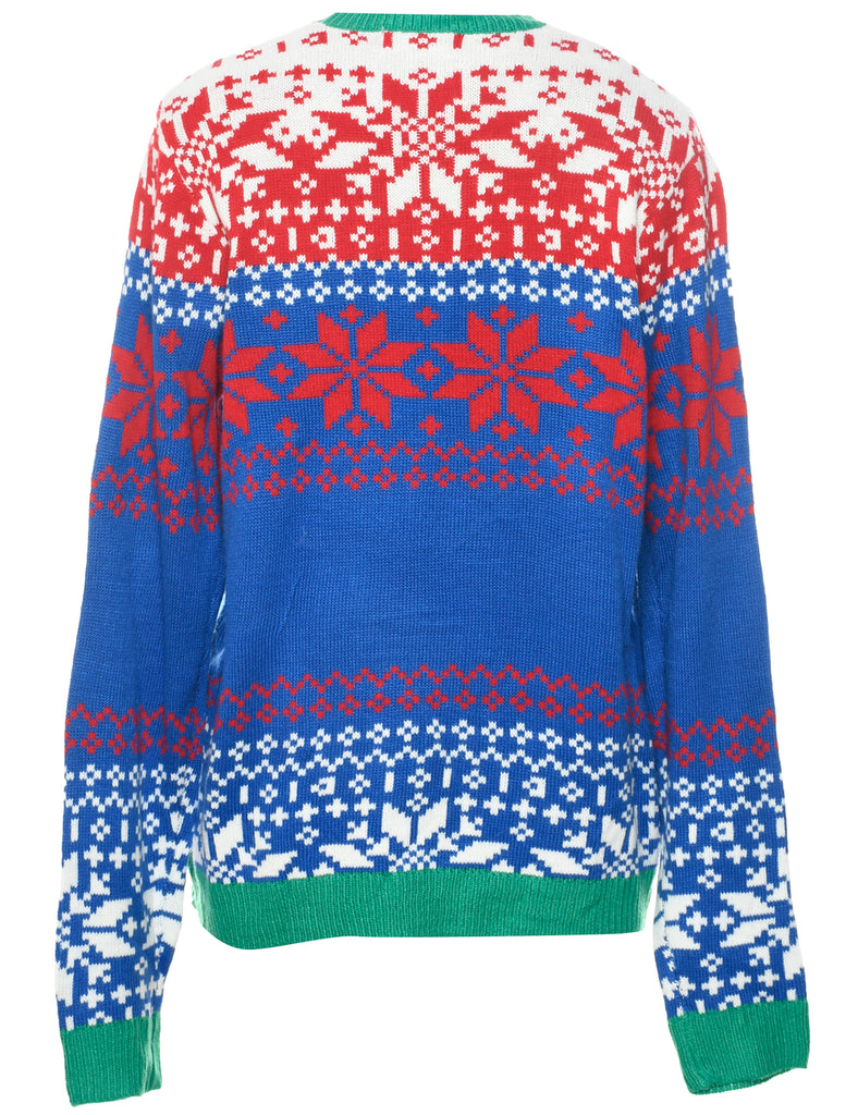 Santa Claus Christmas Jumper - L