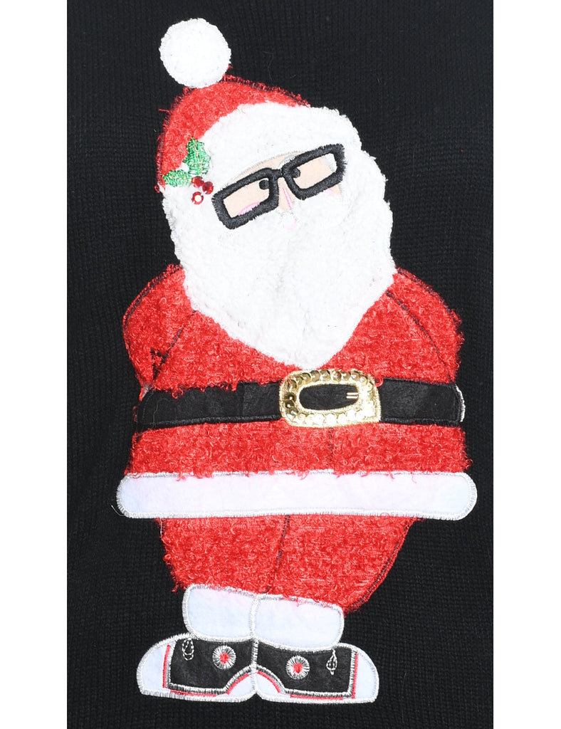 Santa Claus Christmas Jumper - M