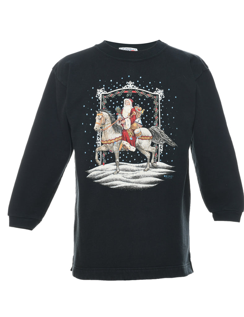 Santa Claus  Christmas Sweatshirt - M