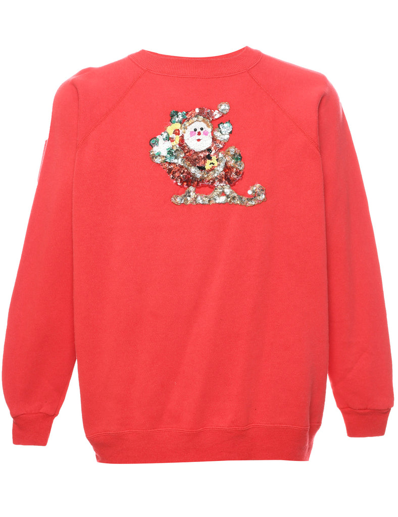 Santa Claus Christmas Sweatshirt - XL