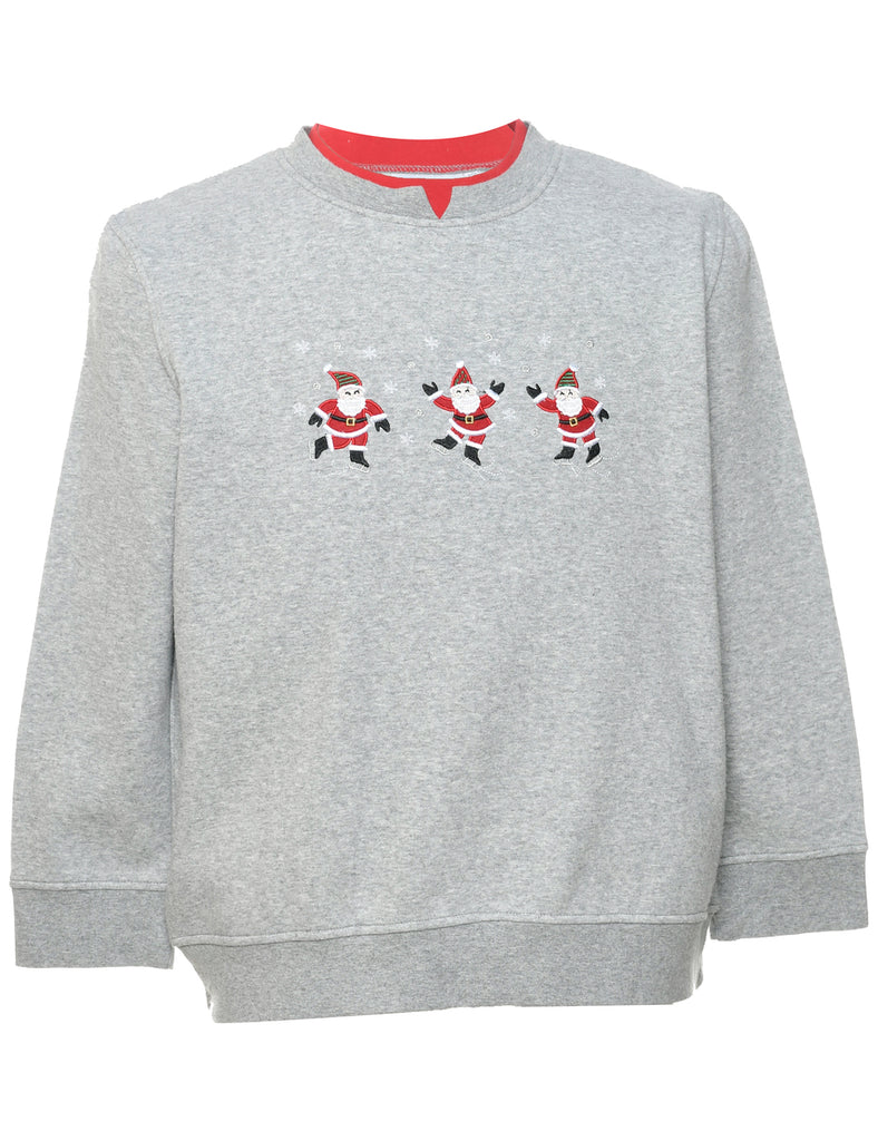 Santa Claus Christmas Sweatshirt - M