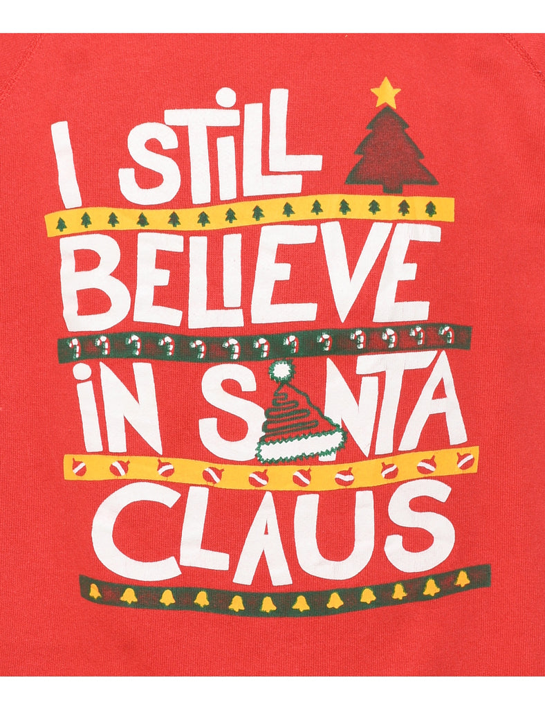 Santa Claus Christmas Sweatshirt - M