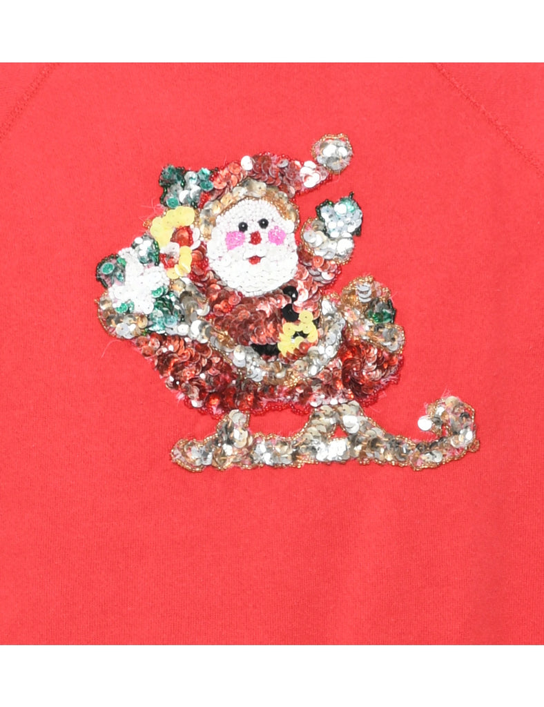 Santa Claus Christmas Sweatshirt - XL