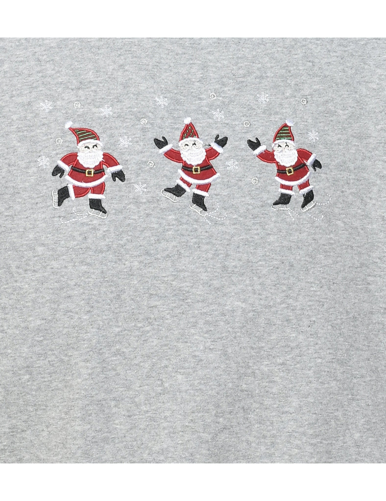 Santa Claus Christmas Sweatshirt - M