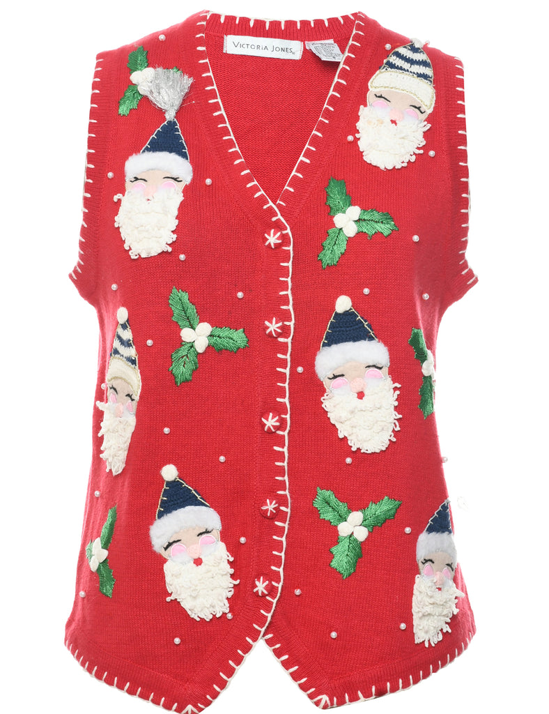 Santa Claus  Christmas Vest - L