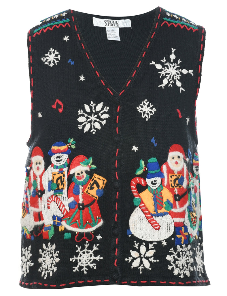 Santa Claus  Christmas Vest - M