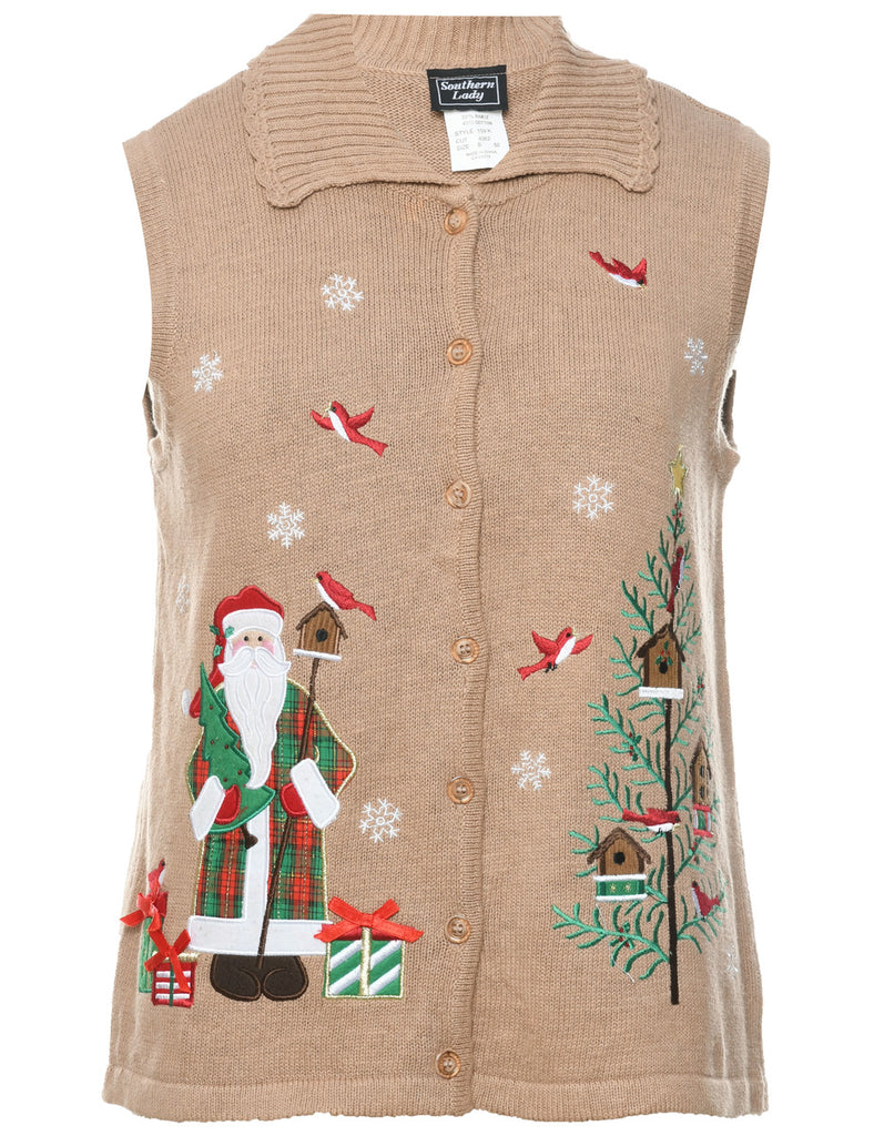 Santa Claus Christmas Vest - S