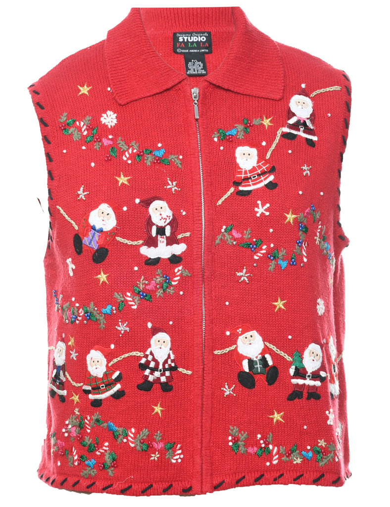 Santa Claus Christmas Vest - L