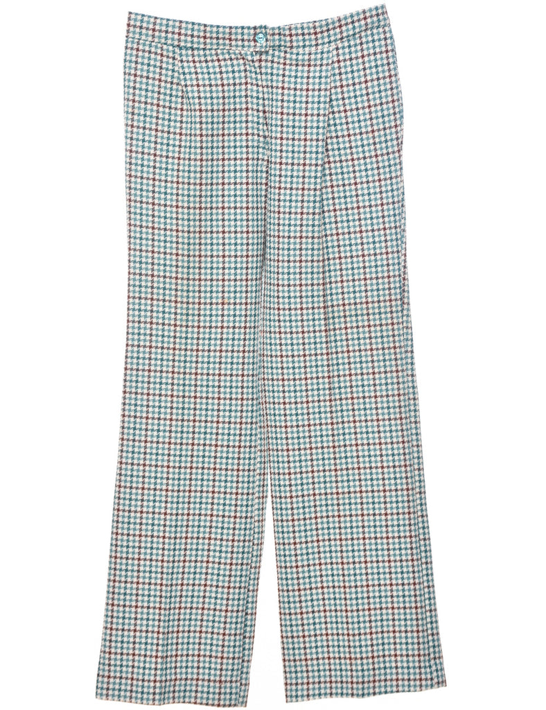 Sears Checked Pattern Trousers - W31 L30