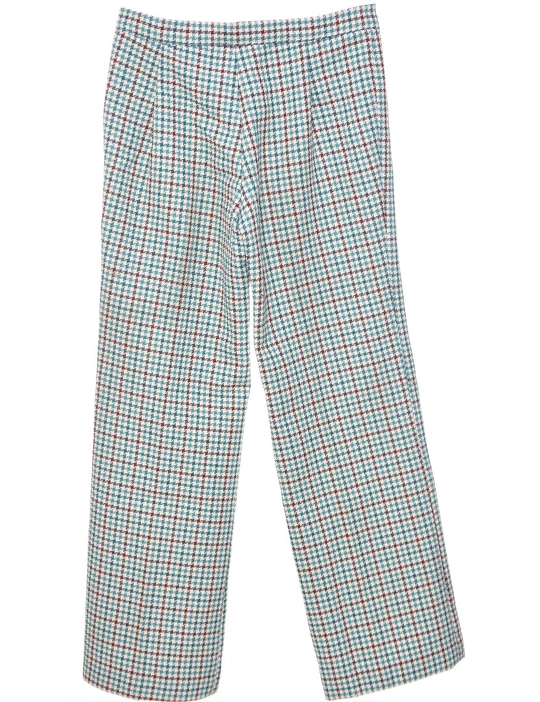 Sears Checked Pattern Trousers - W31 L30