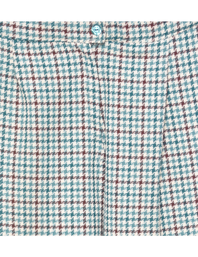 Sears Checked Pattern Trousers - W31 L30