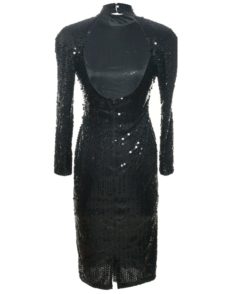 Sequined Evening Dress - S