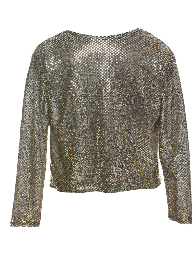 Sequined Evening Jacket - M