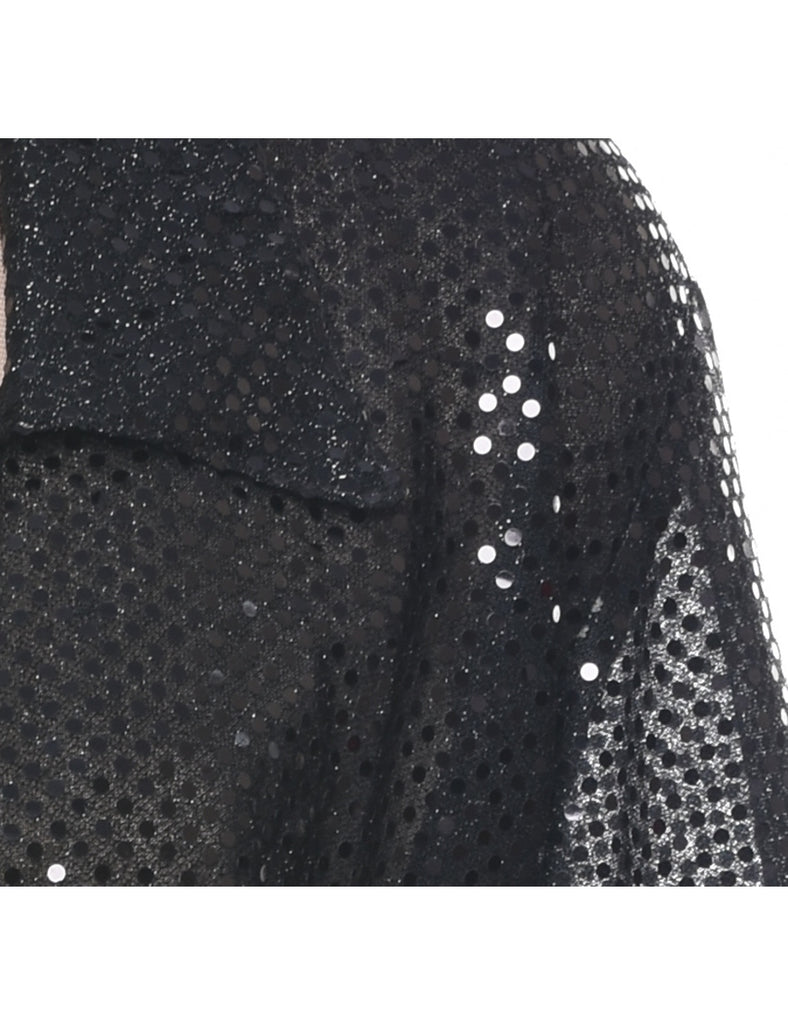 Sequined Evening Jacket - L