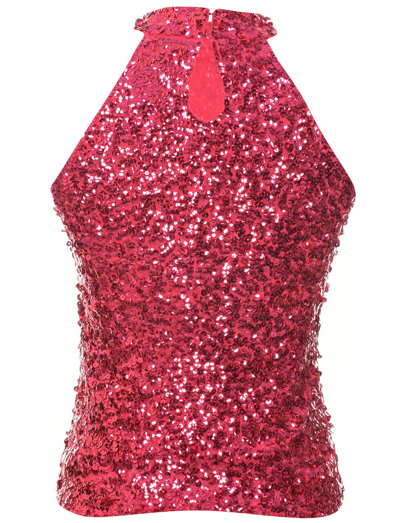 Sequined Evening Top - XS