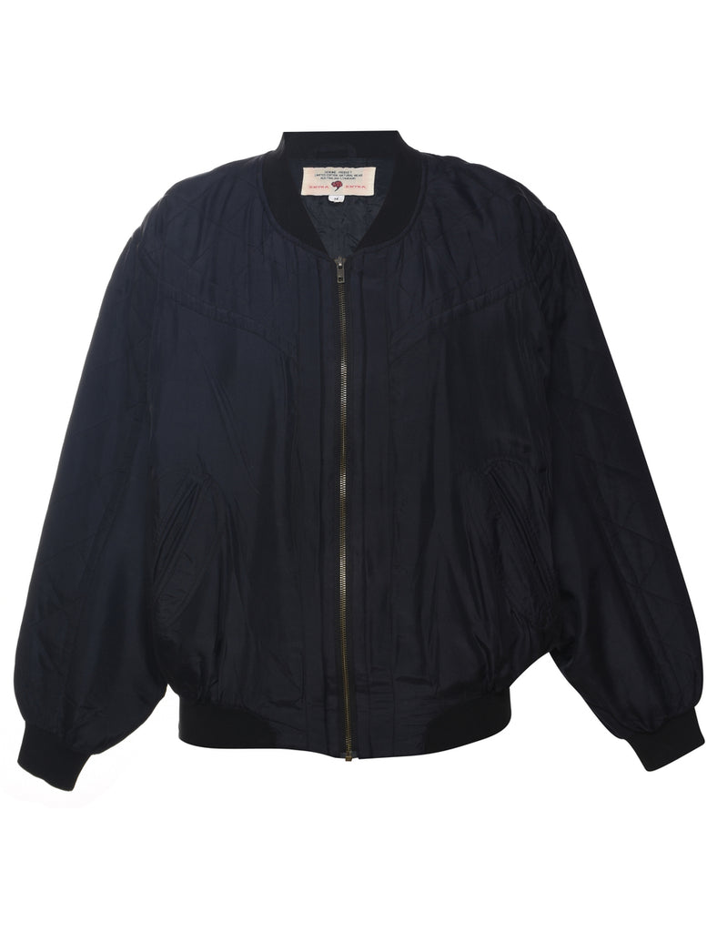 Silk Bomber Jacket - M