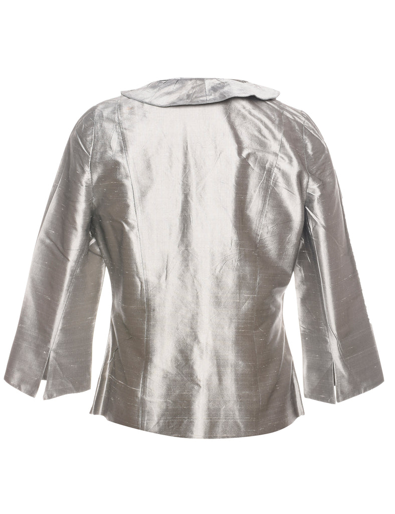 Silk Evening Jacket - M