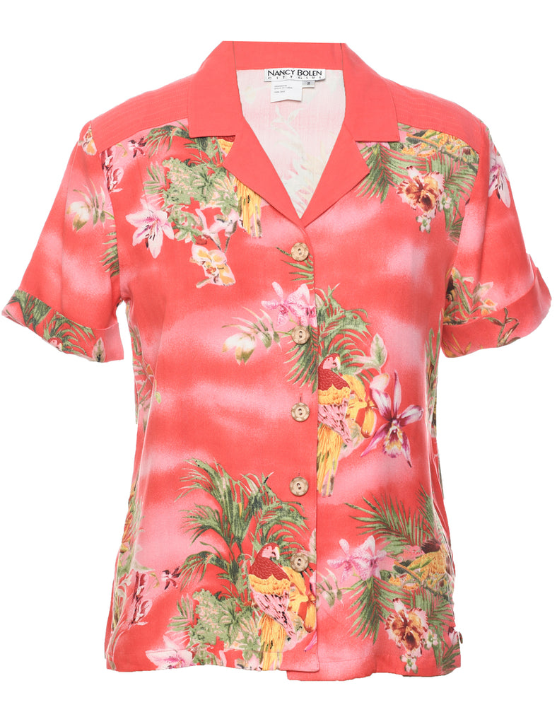 Silk Hawaiian Shirt - S