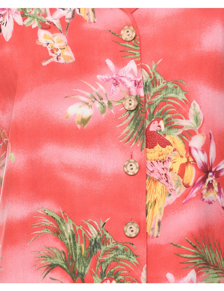 Silk Hawaiian Shirt - S