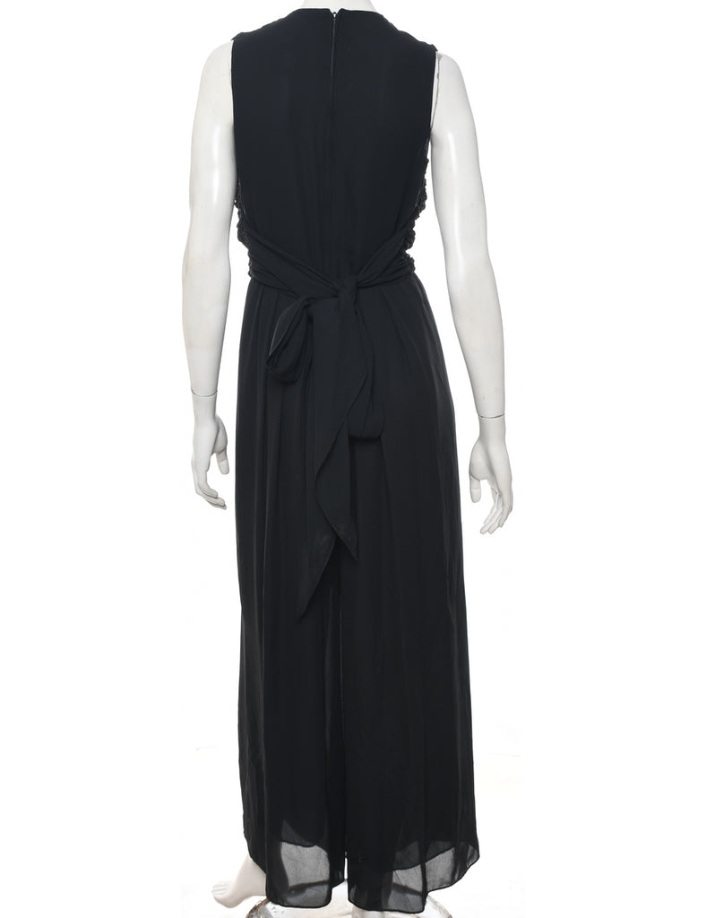 Sleeveless Black Jumpsuit - M