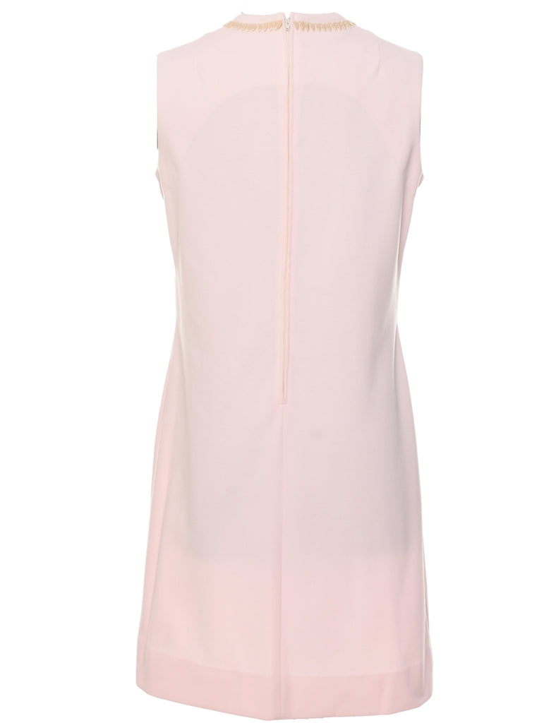 Sleeveless Pale Pink Dress - M