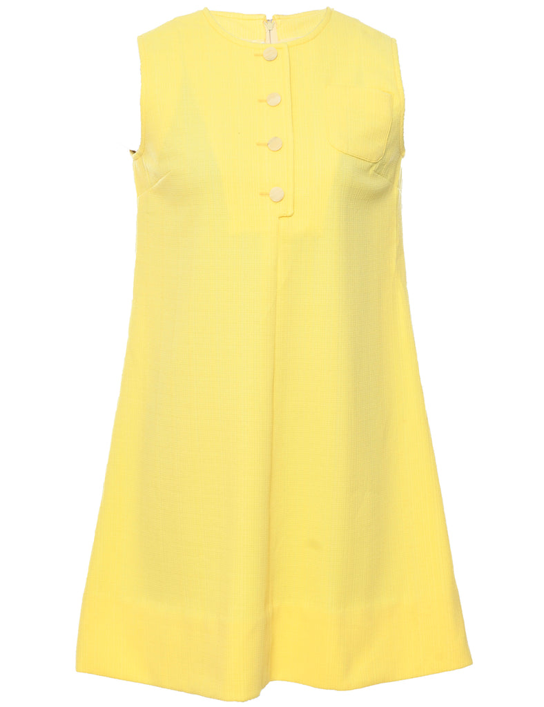 Sleeveless Yellow Dress - S