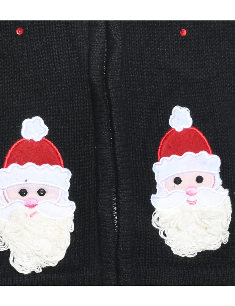 Snowfall Design Christmas Cardigan - XL