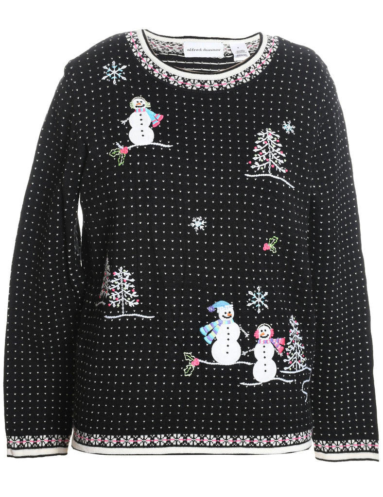 Snowman Christmas Jumper - S