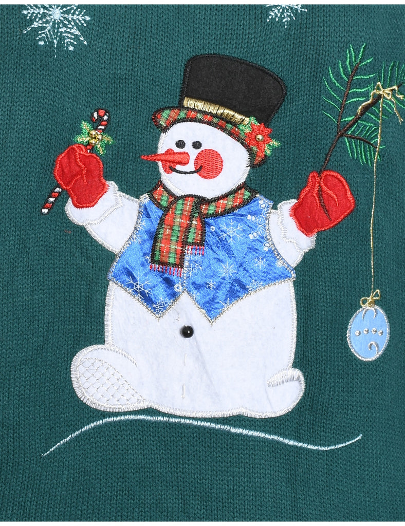 Snowman Christmas Jumper - XL