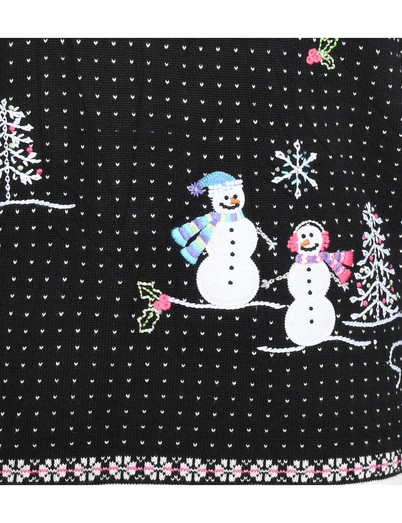 Snowman Christmas Jumper - S