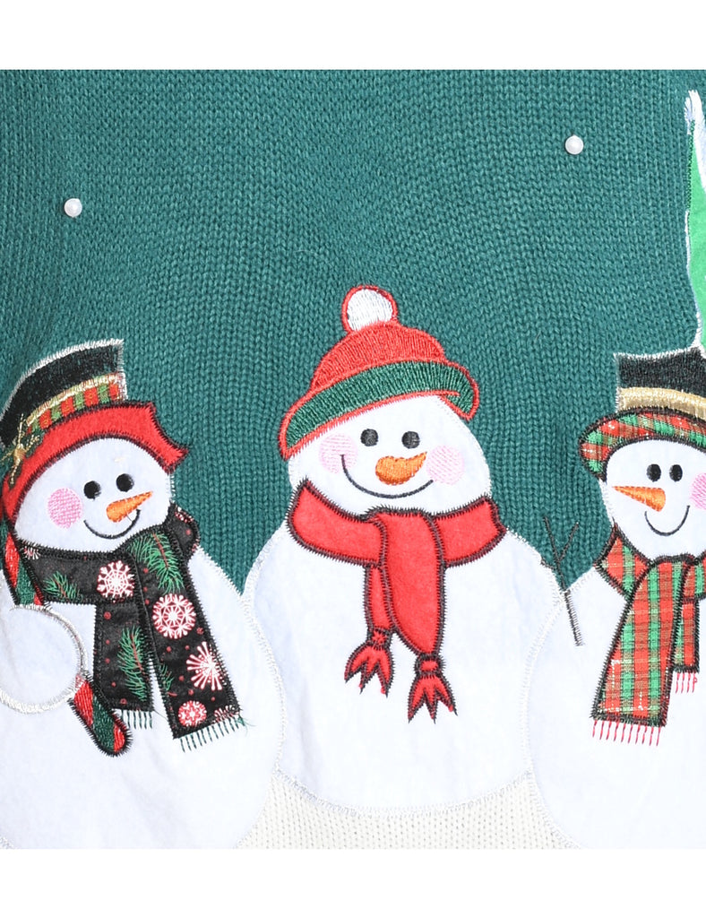 Snowman Christmas Jumper - S