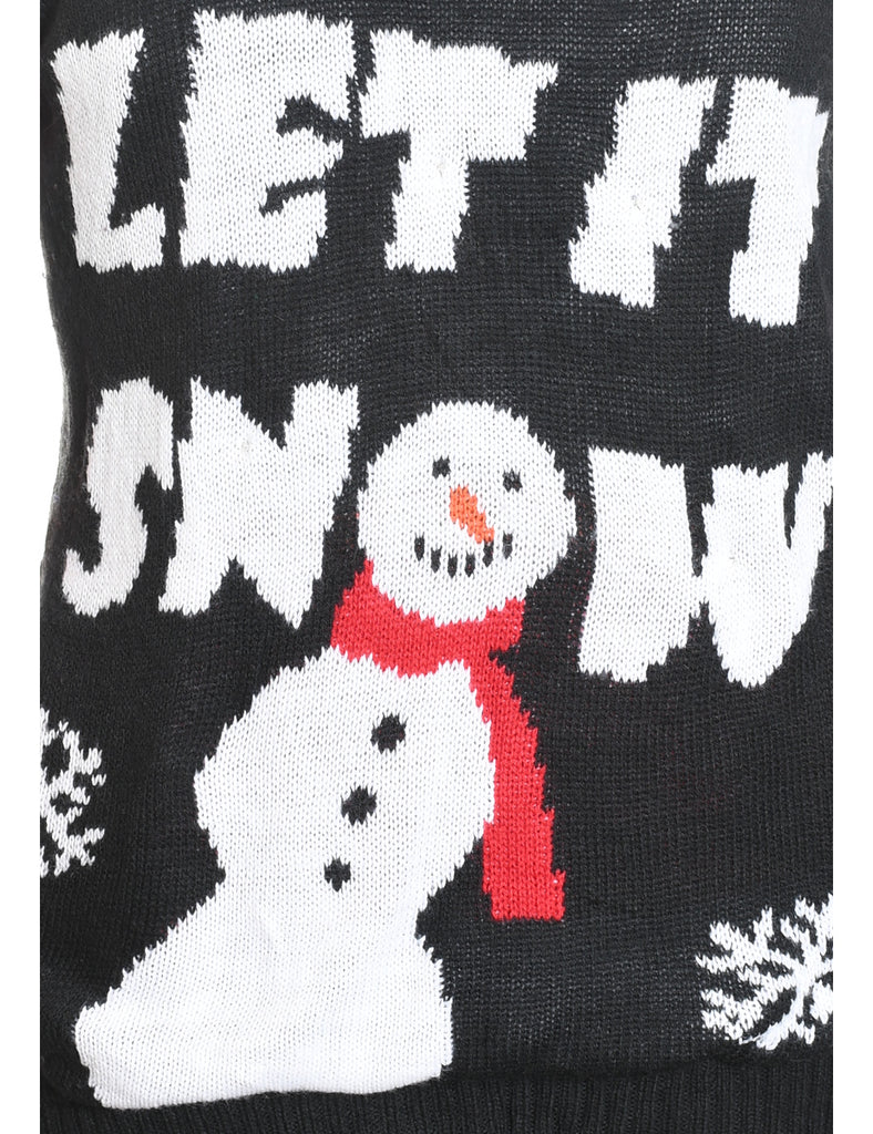 Snowman Christmas Jumper - M