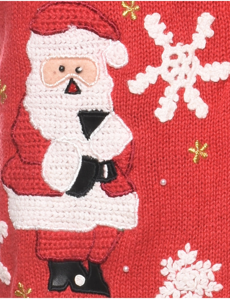 Snowman Christmas Sweater Vest - L