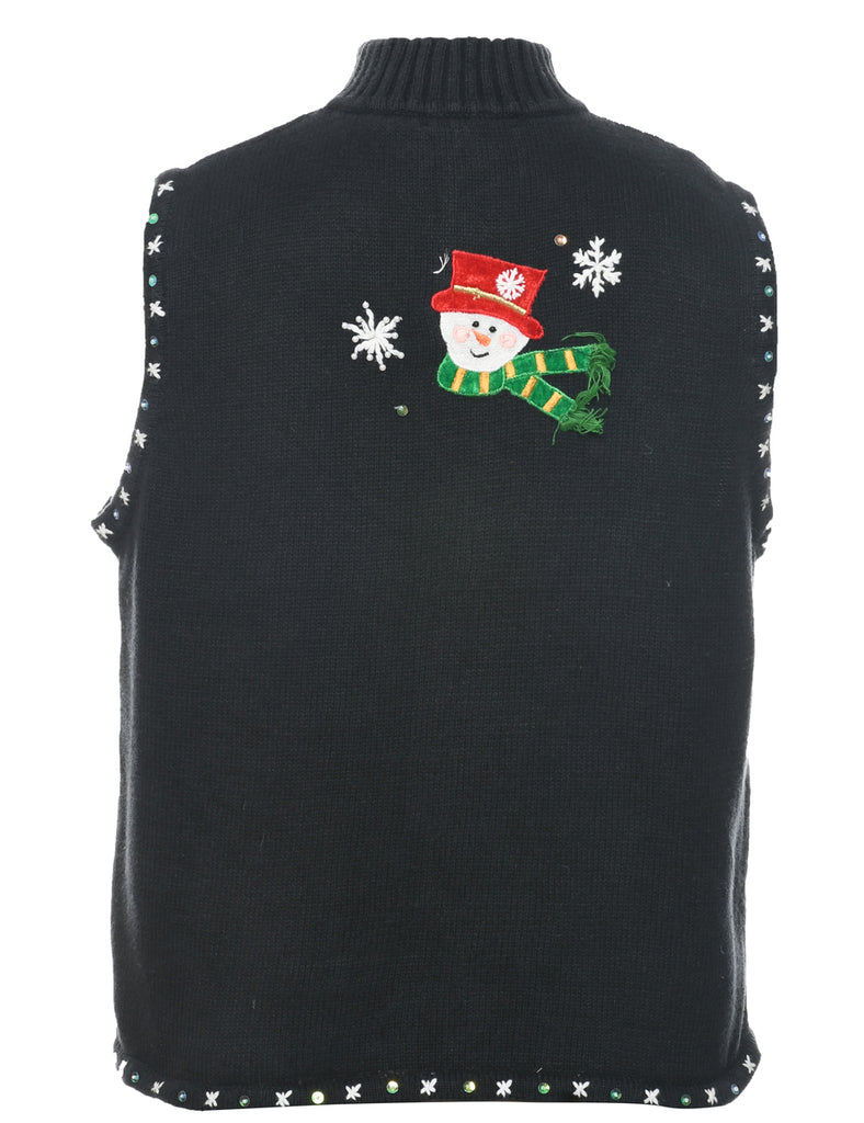 Snowman Christmas Vest - XL