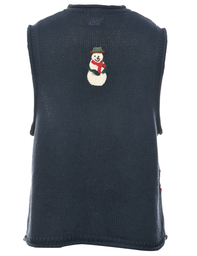 Snowman Christmas Vest - L