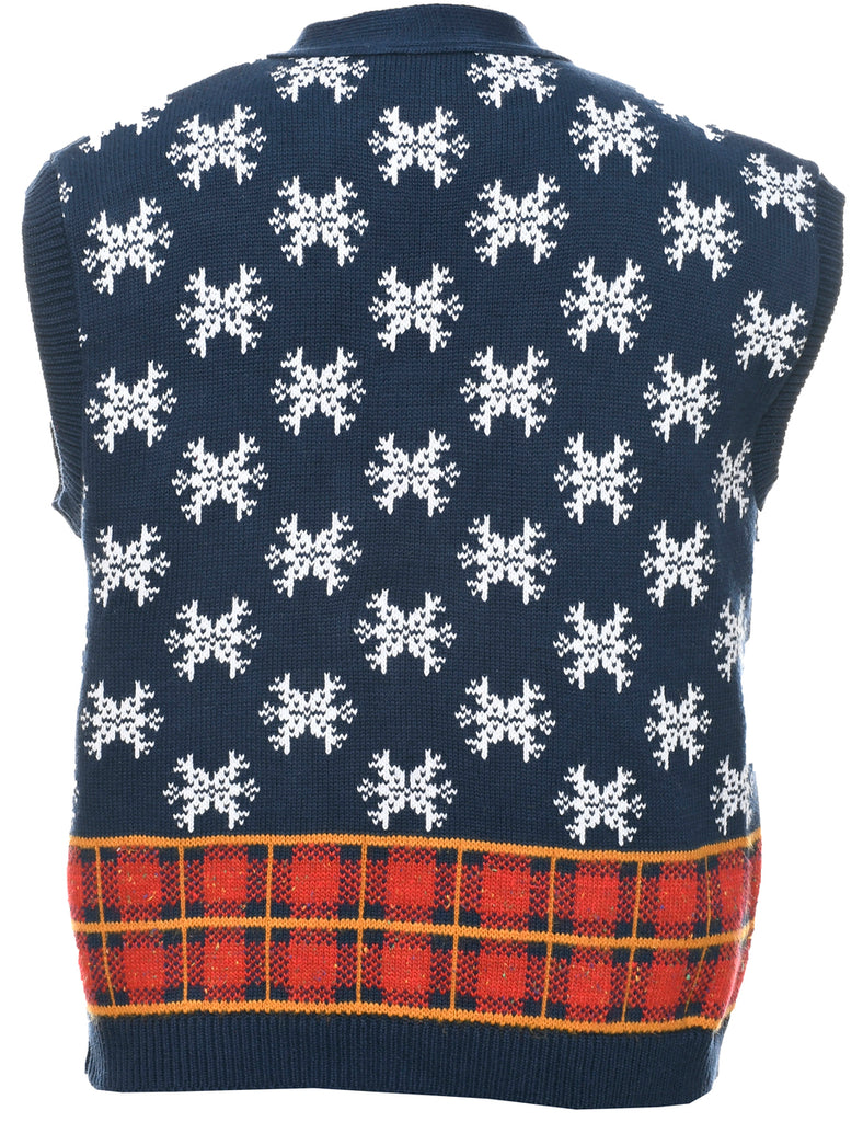 Snowman Christmas Vest - M