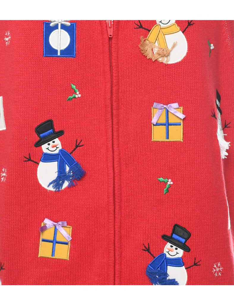 Snowman Christmas Vest - XXL