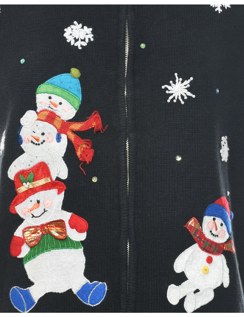 Snowman Christmas Vest - XL