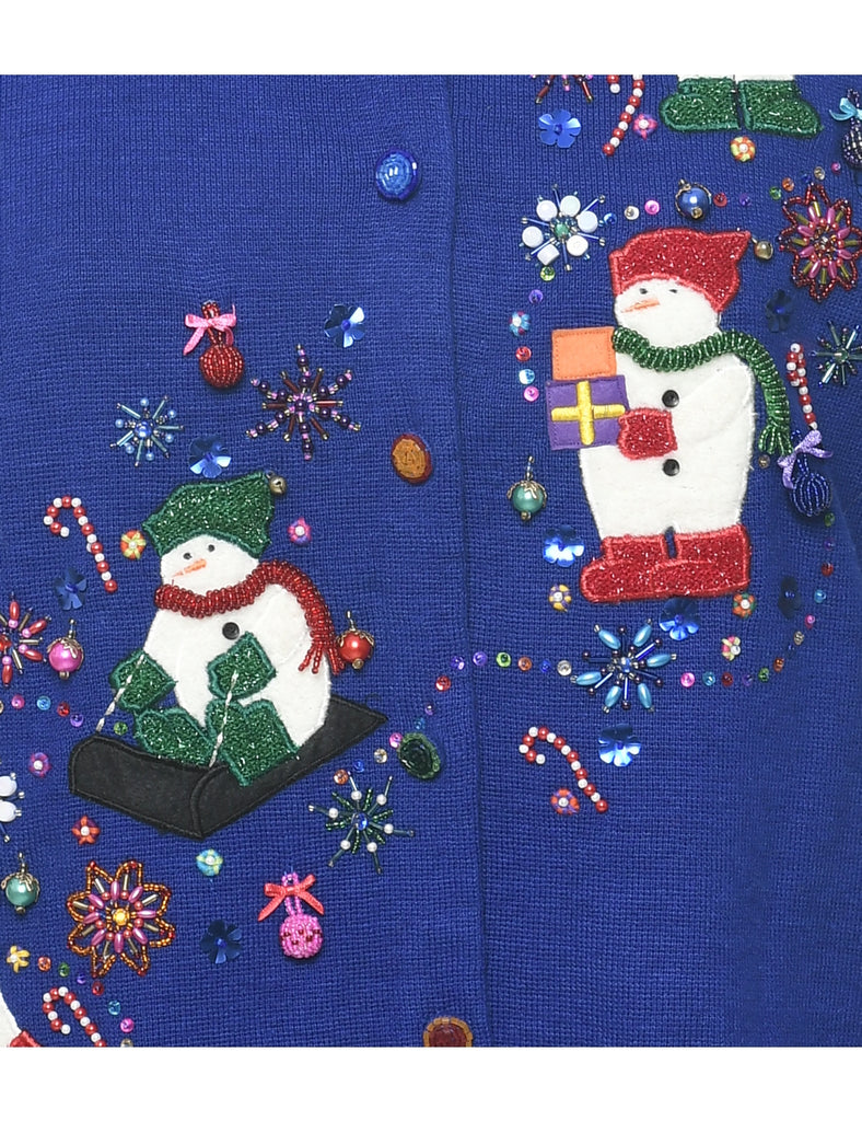 Snowman Christmas Vest - L