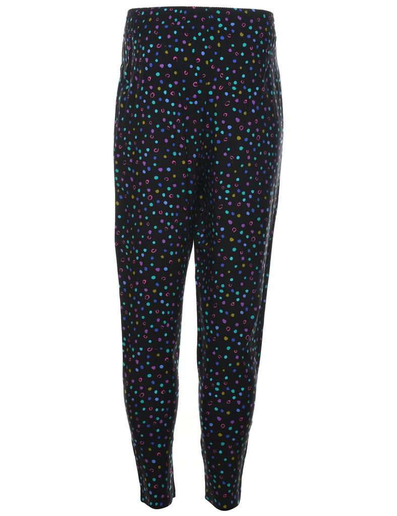 Spot Printed Trousers - W24 L28