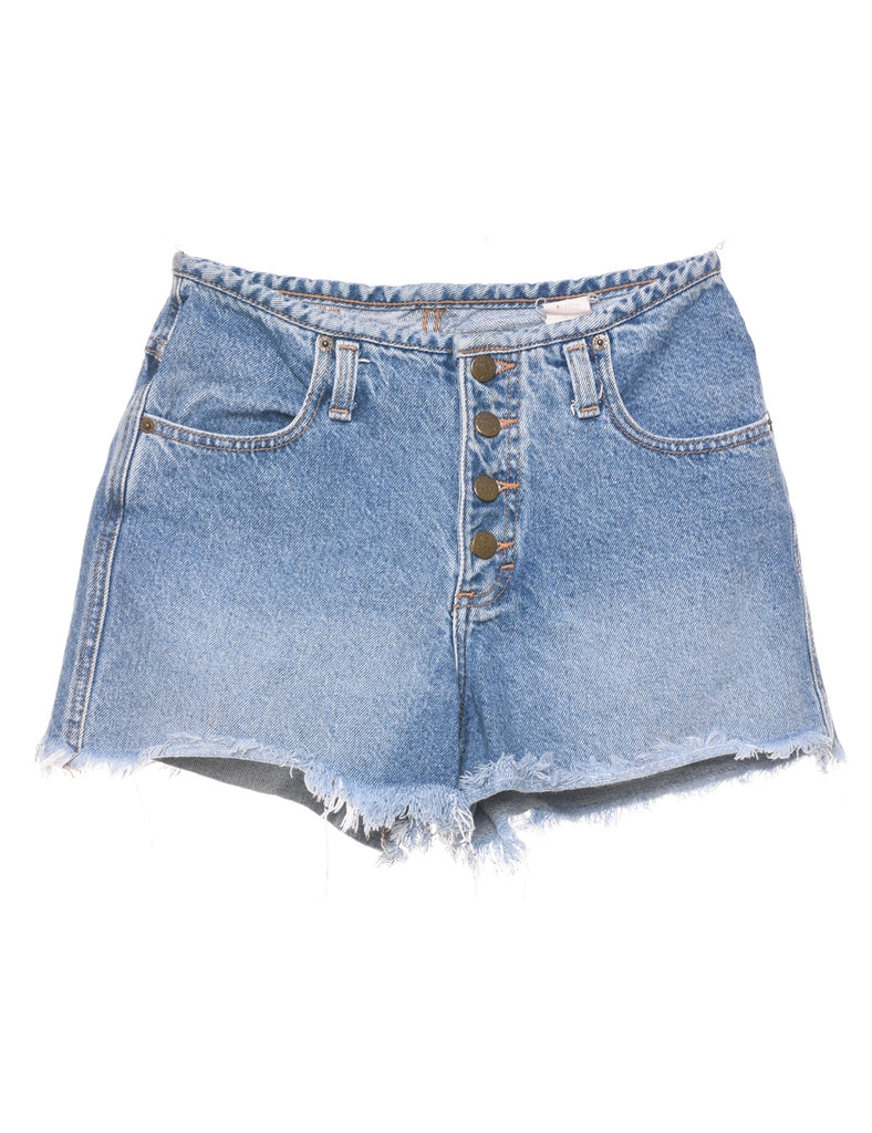 Stone Wash Cut-off Denim Shorts - W26 L3