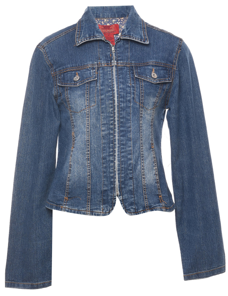 Stone Wash Denim Jacket - M