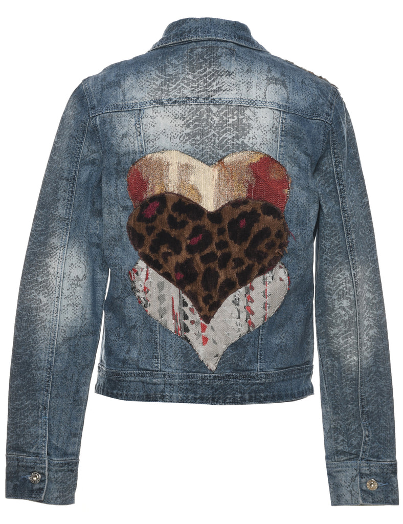 Stone Wash Denim Jacket - M