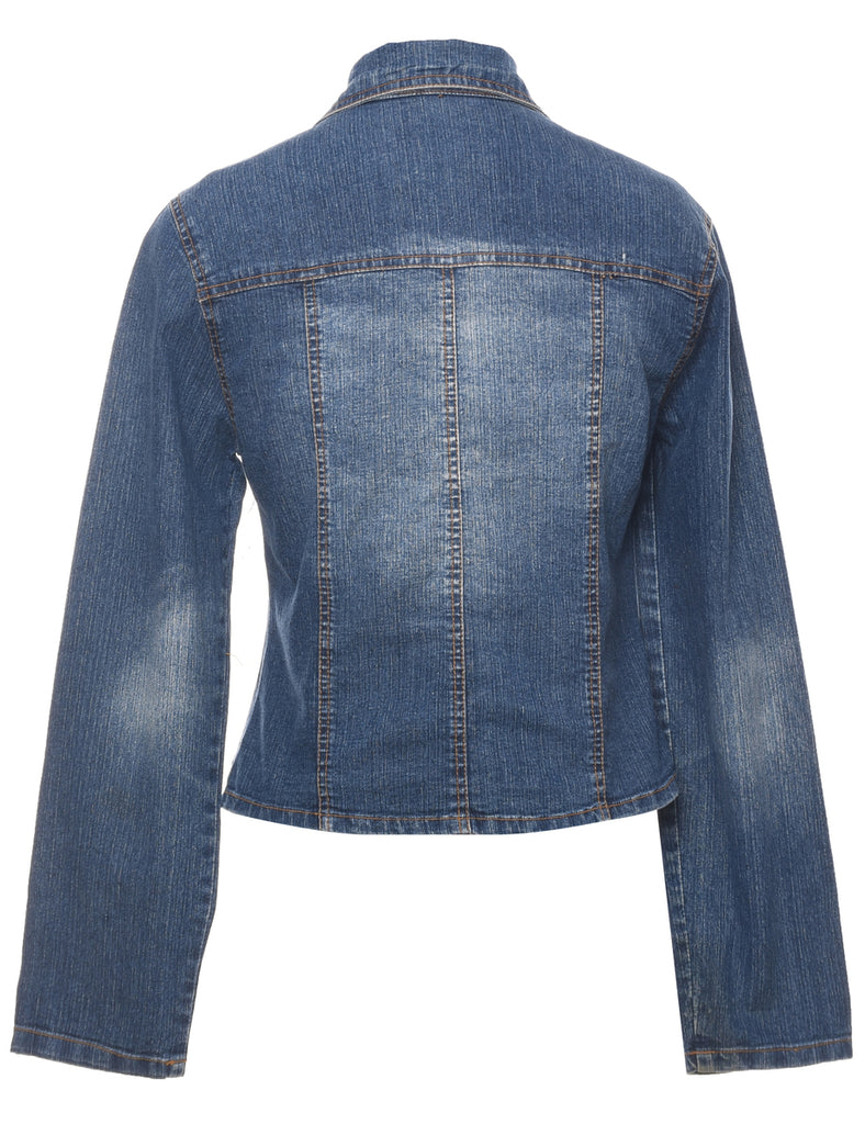 Stone Wash Denim Jacket - M