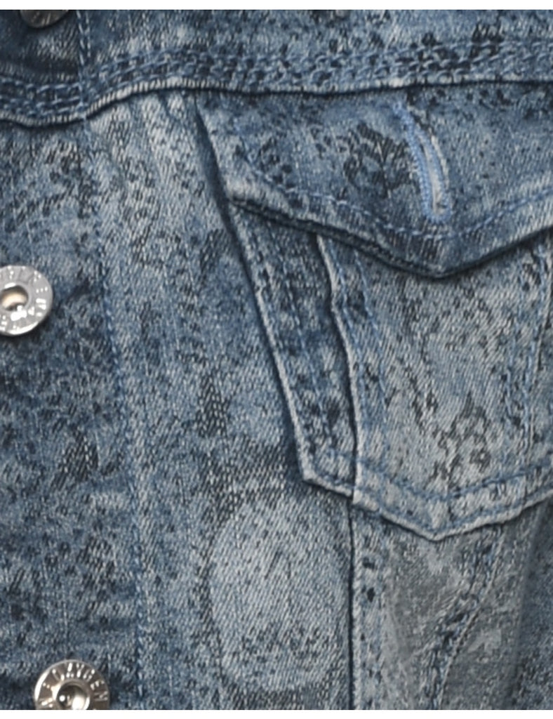 Stone Wash Denim Jacket - M