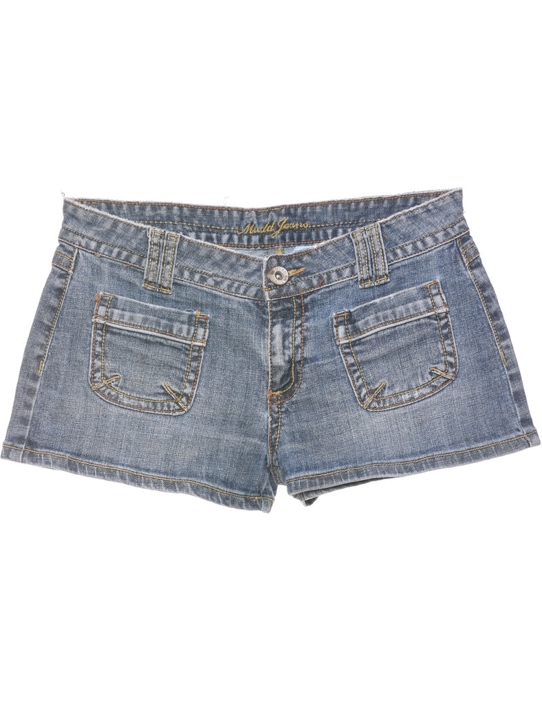 Stone Wash Denim Shorts - W30 L1