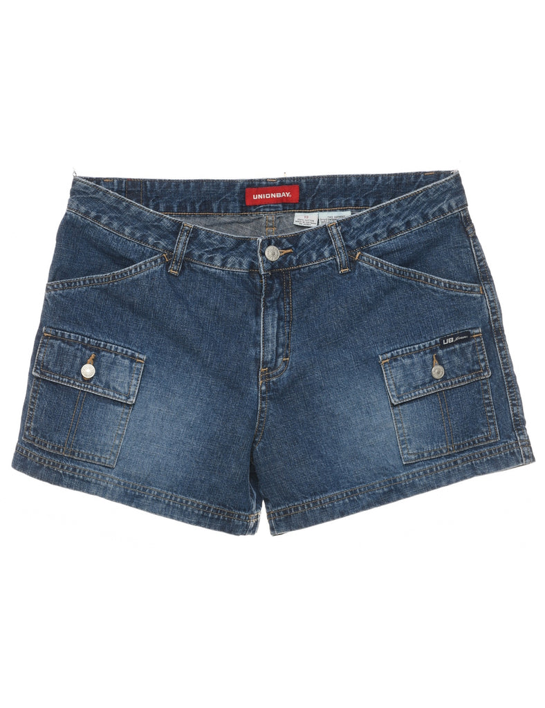 Stone Wash Denim Shorts - W33 L3