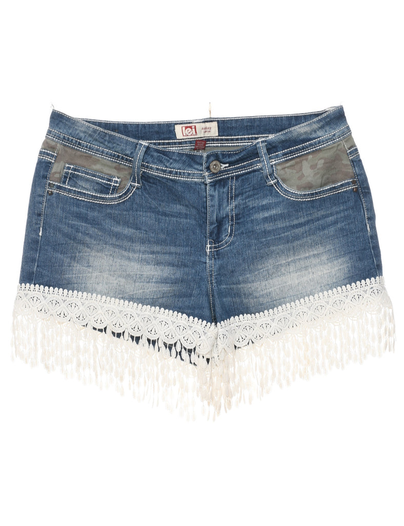 Stone Wash Denim Shorts - W32 L2