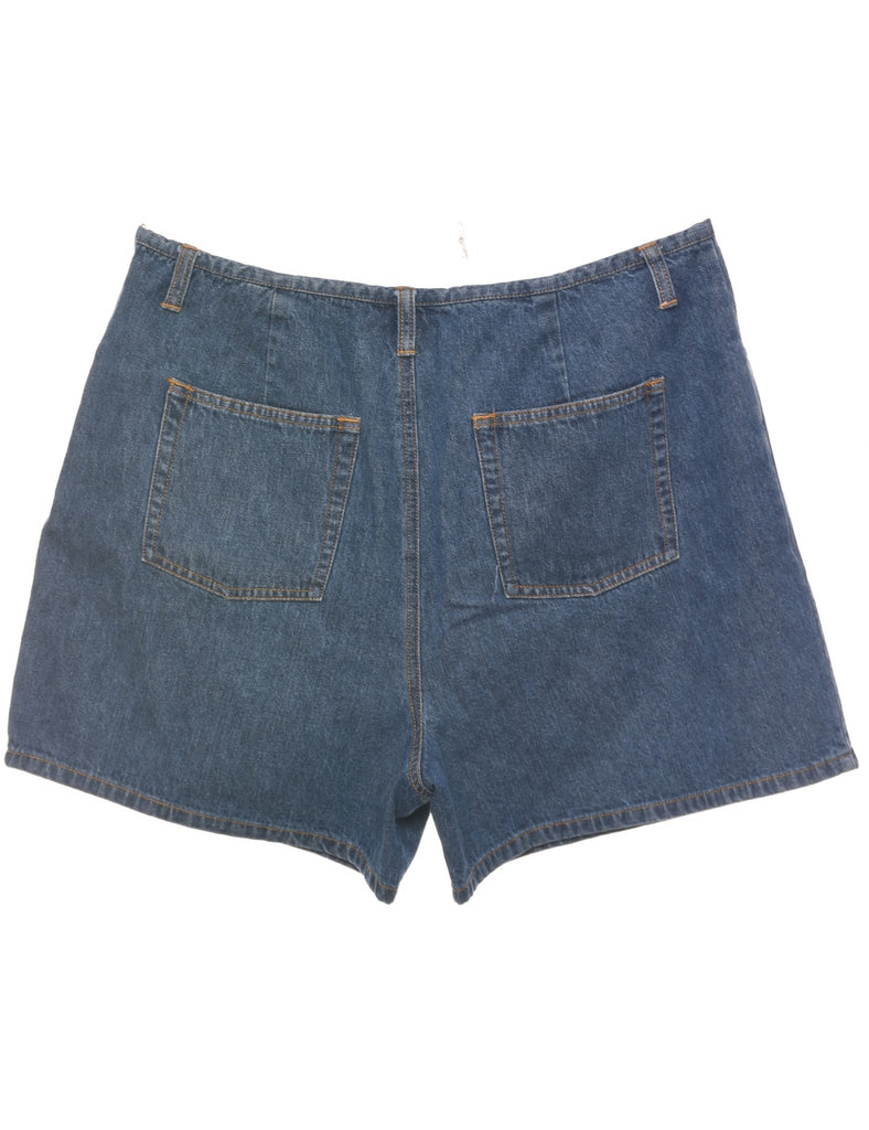 Stone Wash Denim Shorts - W33 L4